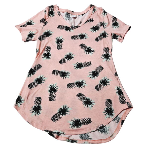 LuLaRoe Womens Top Multi-Color Size Small Polyester Blend Short Sleeve Pullover - Picture 1 of 12